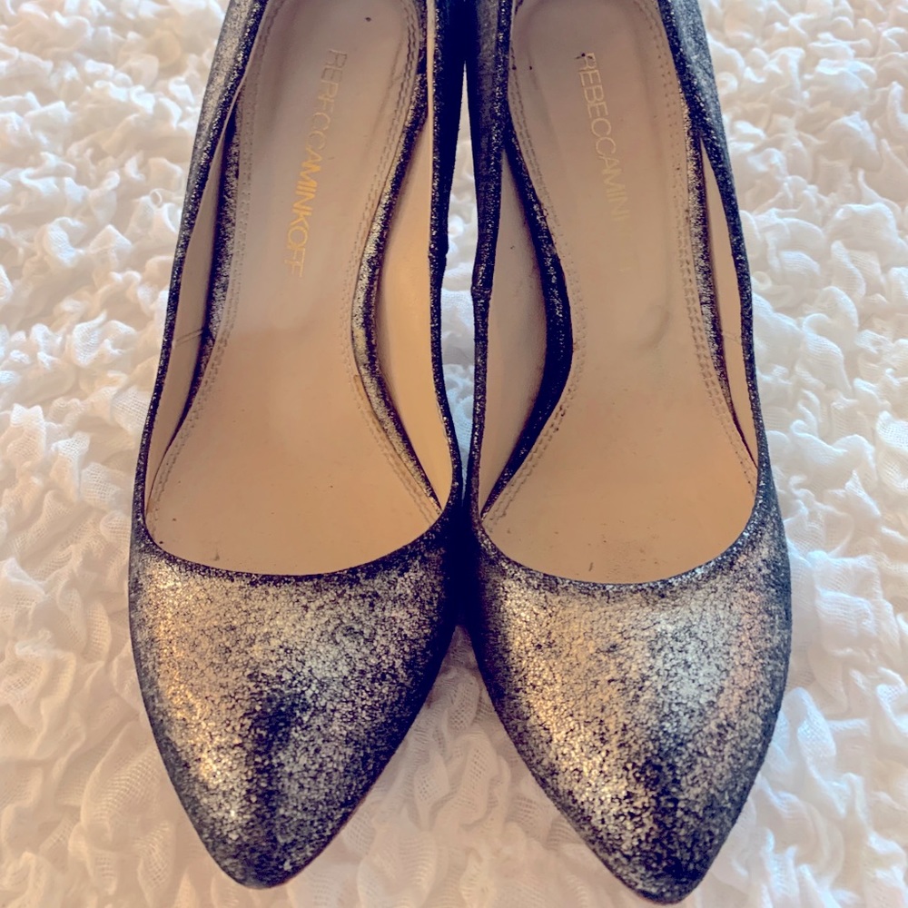 Rebecca Minkoff Gold Heels